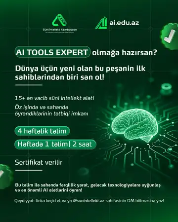Süni intellekt alətləri üzrə mütəxəssis proqramı