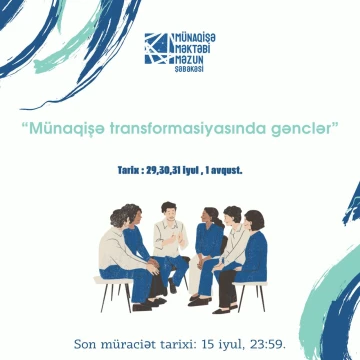 “Münaqişə transformasiyasında gənclər” təliminə qəbul başladı!