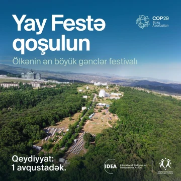 Yay Festdə COP29 həftəsinə qoşulun