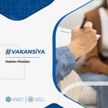 Həkim-Psixiatr vakansiyası