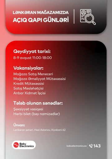 Lənkəranda Açıq Qapı Günü