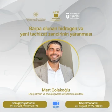"Bərpa olunan hidrogen və yeni təchizat zəncirinin yaranması" adlı vebinar keçiriləcək