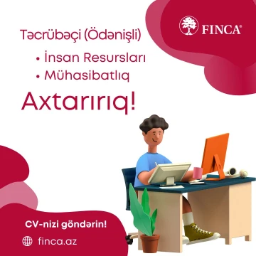 Mühasibatlıq və İnsan Resursları üzrə Maaşlı Təcrübəçi vakansiyası