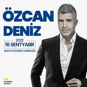 Özcan Deniz Bakı Konqres Mərkəzində konsert proqramı ilə çıxış edəcək