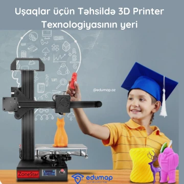 Uşaqlar üçün Təhsildə 3D Printer Texnologiyasının yeri