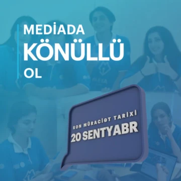 “MEDİA könüllüləri” Proqramına yenidən qeydiyyat başladı
