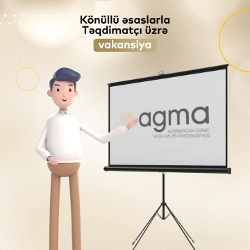 Azərbaycan Gənc Müəllimlər Assosiasiyası könüllü əsaslarla təqdimatçı üzrə vakansiya elan edir!