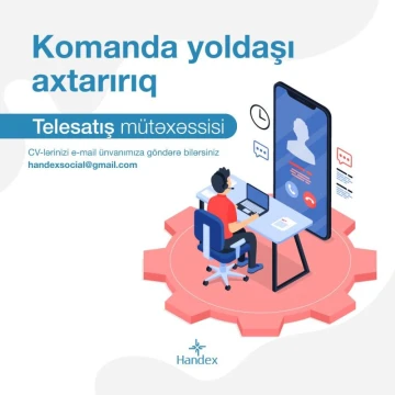 “Telesatış mütəxəssisi” vakansiyası