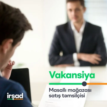 Satış Təmsilçisi vakansiyası