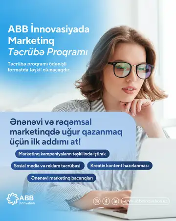 ABB Innovasiyada Marketinq Təcrübə Proqramı (Maaşlı)