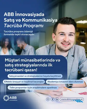 ABB Innovasiyada Satış və Kommunikasiya Təcrübə Proqramı