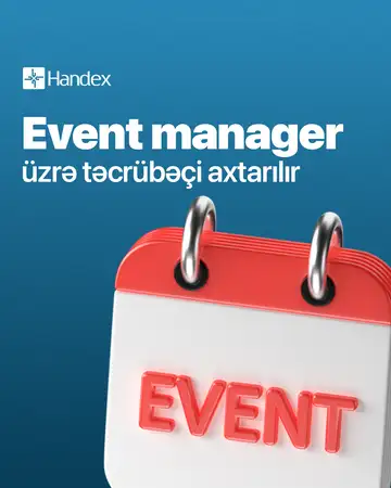 Event manager üzrə təcrübəçi vakansiyası (Maaşlı)