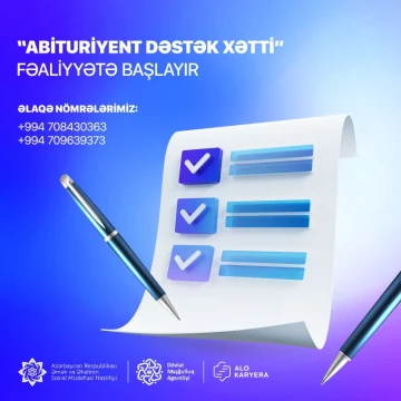 “Abituriyent dəstək xətti” layihəsinə start verilir