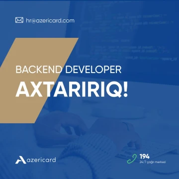 Backend developer (Project) vakansiyası