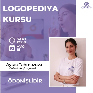 Orvita Academy sizləri peşəkar Loqoped olmağa dəvət edir