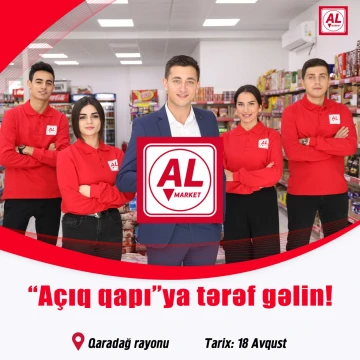 Karyerasını "AL Market" şəbəkəsində qurmaq istəyən şəxslərin nəzərinə!