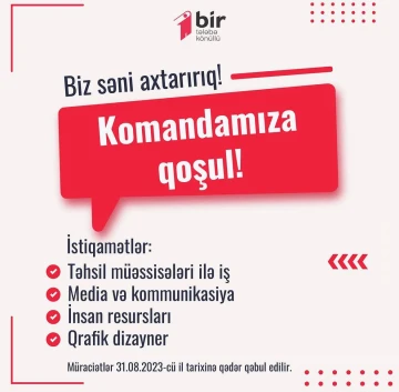 Təşkilatın idarə heyəti ilə birgə çalışmaq istəyənlərin nəzərinə