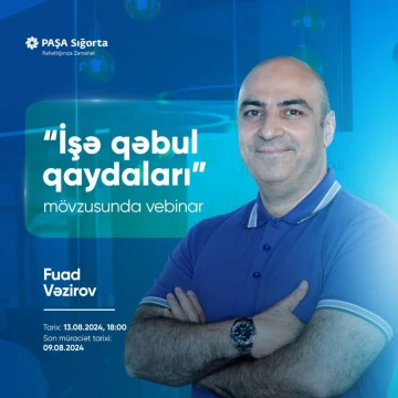 “İşə qəbul qaydaları” mövzusunda ÖDƏNİŞSİZ vebinar