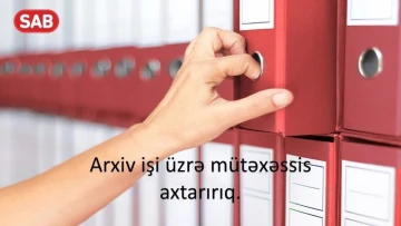 “Arxiv işi üzrə mütəxəssis” vakansiyası