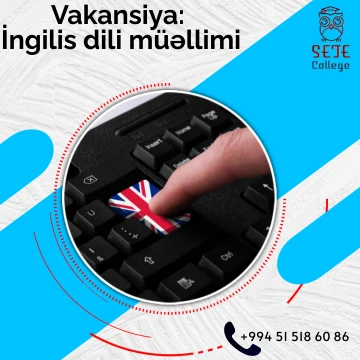 İngilis dili müəllimi vakansiyası