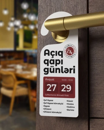 “Açıq qapı günləri" keçiriləcək
