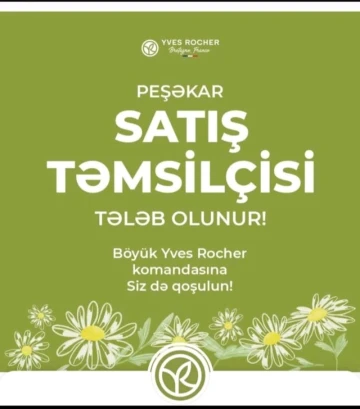 Satış təmsilçiləri tələb olunur