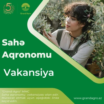 Sahə Aqronomu vakansiyası