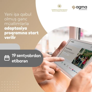 Yeni işə qəbul olmuş gənc müəllimlərlə adaptasiya proqramına başlanılır
