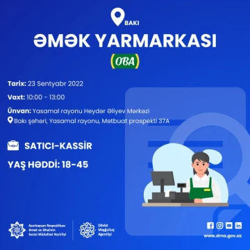 Əmək yarmarkaları keçiriləcək