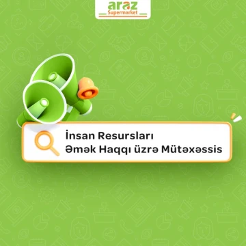 " İnsan Resursları əmək haqqı üzrə mütəxəssis " vakansiyası