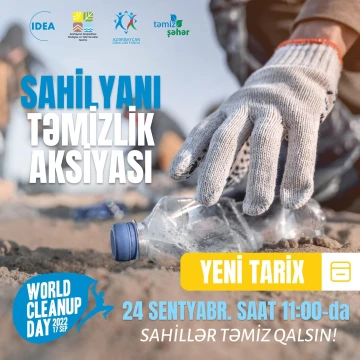 "Sahillər təmiz qalsın!" - Təmizlik aksiyası
