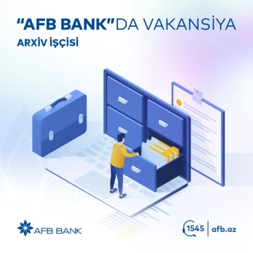 Arxiv işçisi vəzifəsi üzrə vakansiya