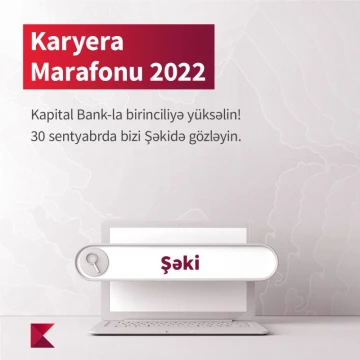 “Karyera Marafonu 2022” layihəsi çərçivəsində növbəti görüş yeri Şəki şəhəridir