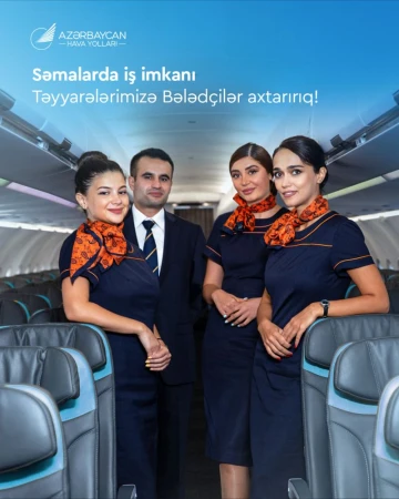 AZAL hava gəmilərinə Təyyarə Bələdçiləri axtarır