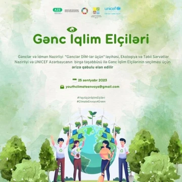 Gənc İqlim Elçilərinin seçimi başlayır