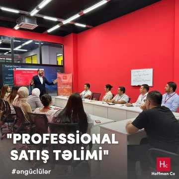 Tam praktiki "Professional Satış" Təlim proqramına qeydiyyat start verildi !