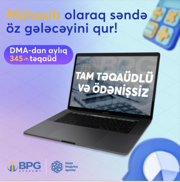 BPG Academy  Dövlət Məşğulluq Agentliyi ilə birgə aşağıdakı sahələr üzrə ödənişsiz və tam təqaüdlü  kurslara sənəd qəbulunu elan edir