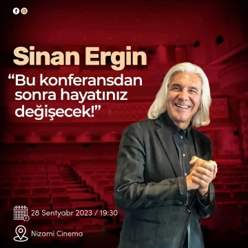 Məhşur Sinan Ergin Bakıda "Kazanmak Sanatı" adlı möhtəşəm konferans keçirəcək