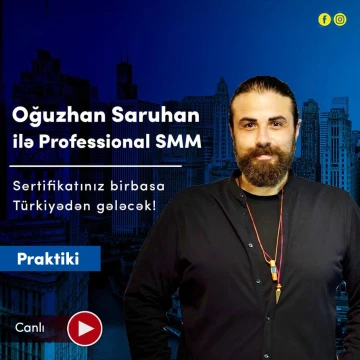 “Professional Sosial Media Marketing” – 100% Praktiki Təlim proqramı