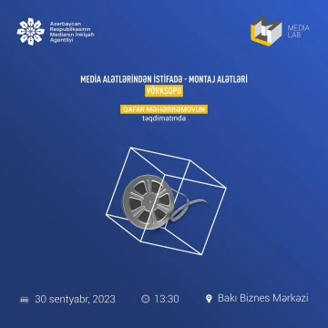“MEDİAlab” layihəsi çərçivəsində təşkil ediləcək növbəti vörkşopa qeydiyyat başladı!