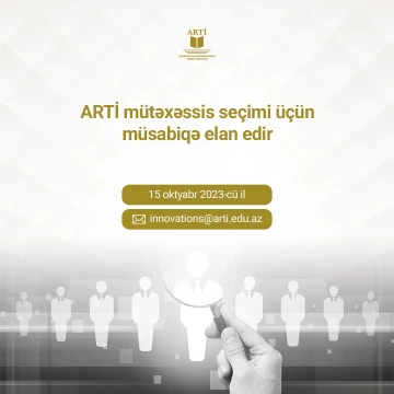 Təhsil İnstitutu mütəxəssis vəzifəsinə vakansiya elan edir