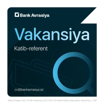“Katib-referent” vakansiyası