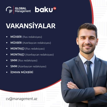 Baku TV-də aktiv olan vakansiyalar