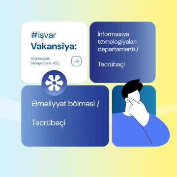 Karyerasına Bank sahəsində başlamaq istəyən gənclərin nəzərinə!