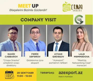 “Azexport” portalı istehsalat müəssisəsinə səfər təşkil edir