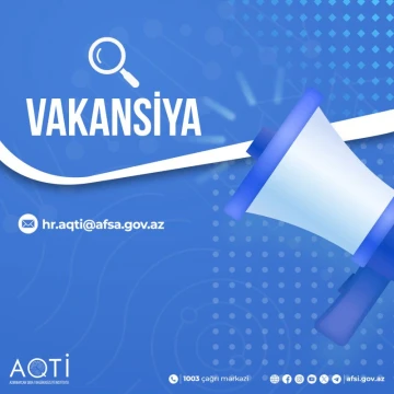 Azərbaycan Qida Təhlükəsizliyi İnstitutu (AQTİ)  işə qəbul elan edir