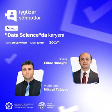 "Data Science’da karyera" adlı ödənişsiz vebinar keçiriləcək