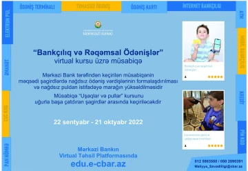 “Bankçılıq və rəqəmsal ödənişlər” virtual kursu üzrə