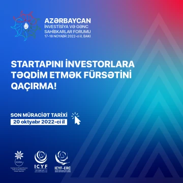 Azərbaycan İnvestisiya və Gənc Sahibkarlar Forumu keçiriləcək