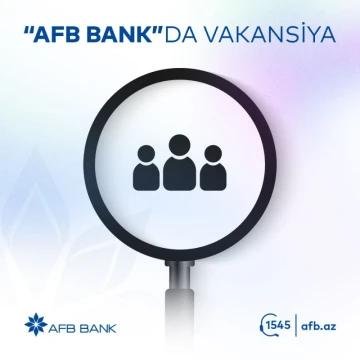 Ödəniş kartları üzrə baş mütəxəssis vakansiyası